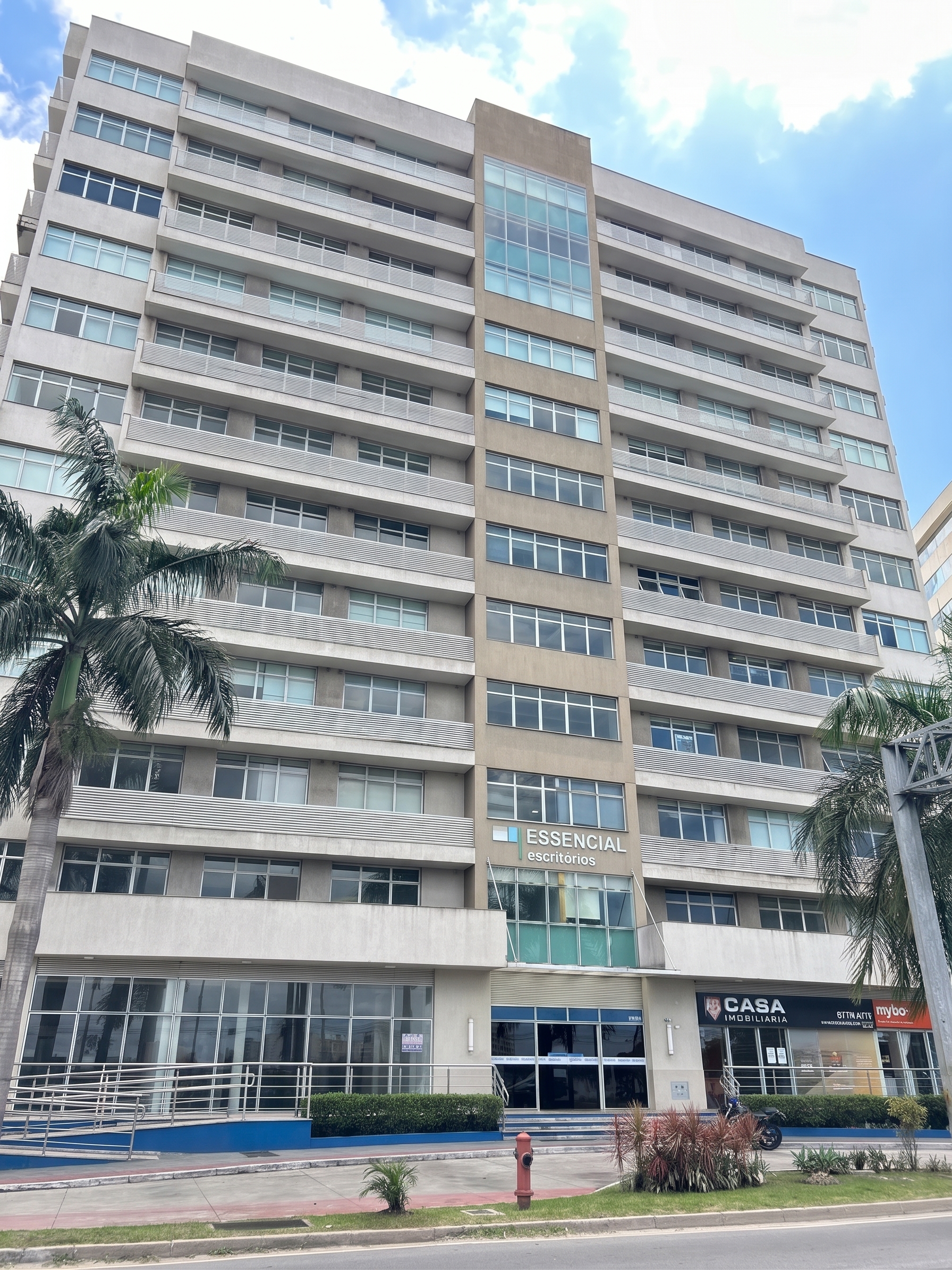 Fachada do Essencial Escritórios